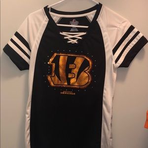 Sz Medium Women’s Bengals Fan Jersey